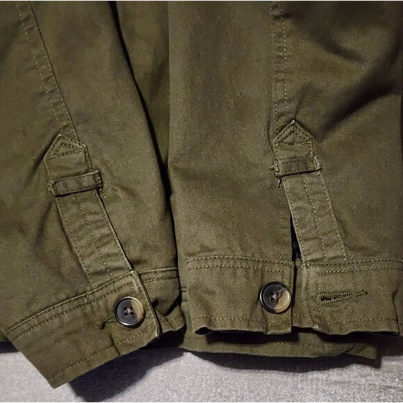 Jachs New York Utility Jacket Mens Size Small Olive Green 100% Cotton - Picture 9 of 9